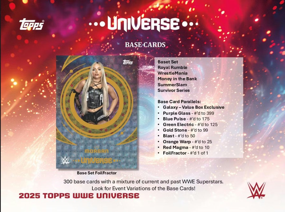 2025 Topps WWE Universe Wrestling Blaster Box
