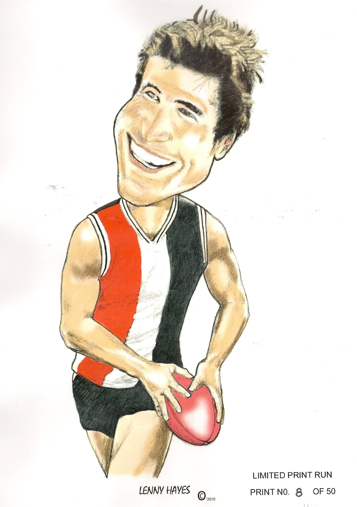 Lenny Hayes, GregsArt A4 Print