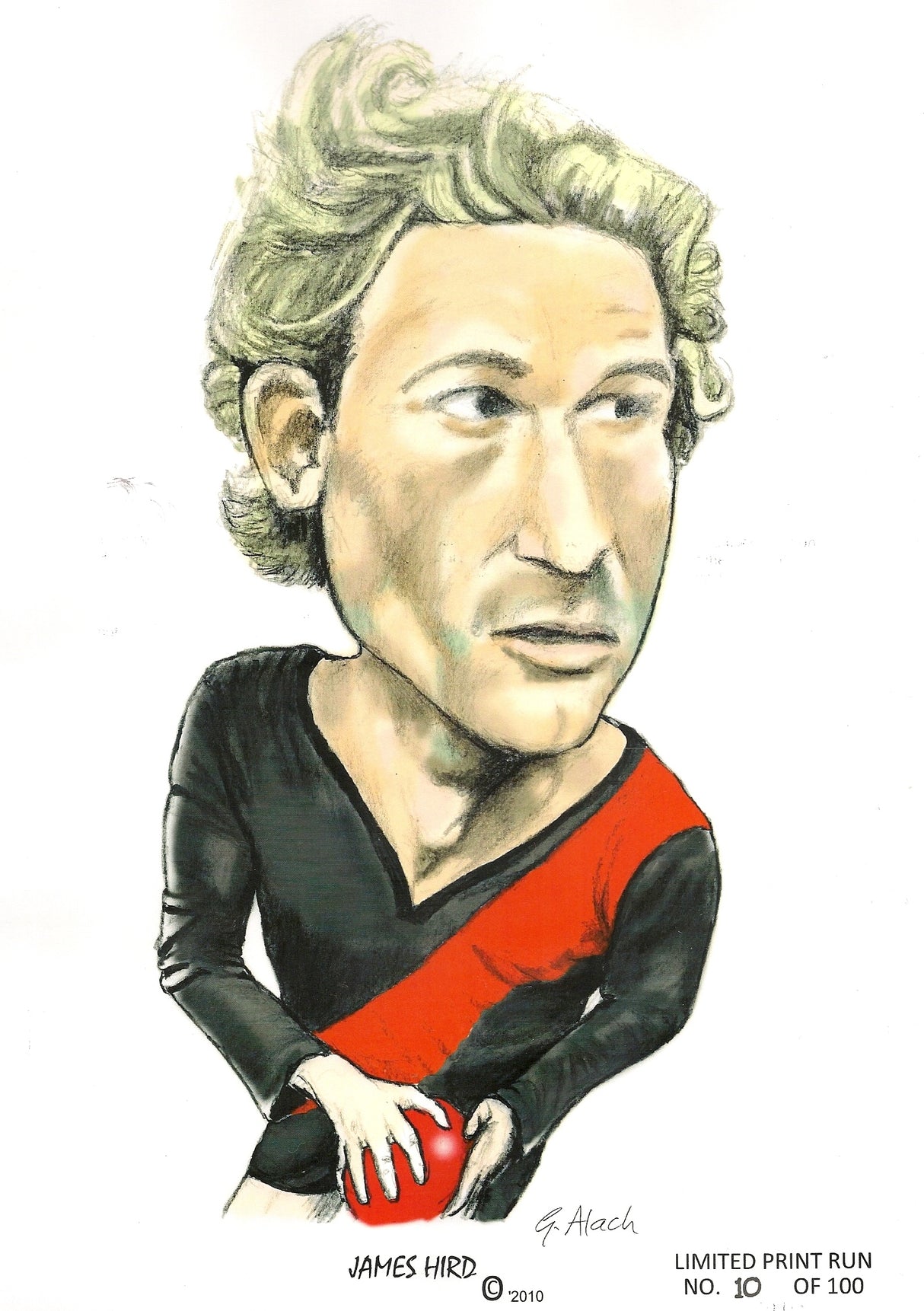 James Hird, GregsArt A4 Print