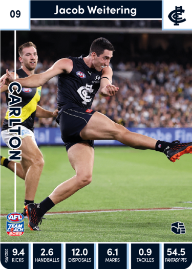 2023 Teamcoach AFL Common Cards - Cards 1 to 100 - Pick Your Card