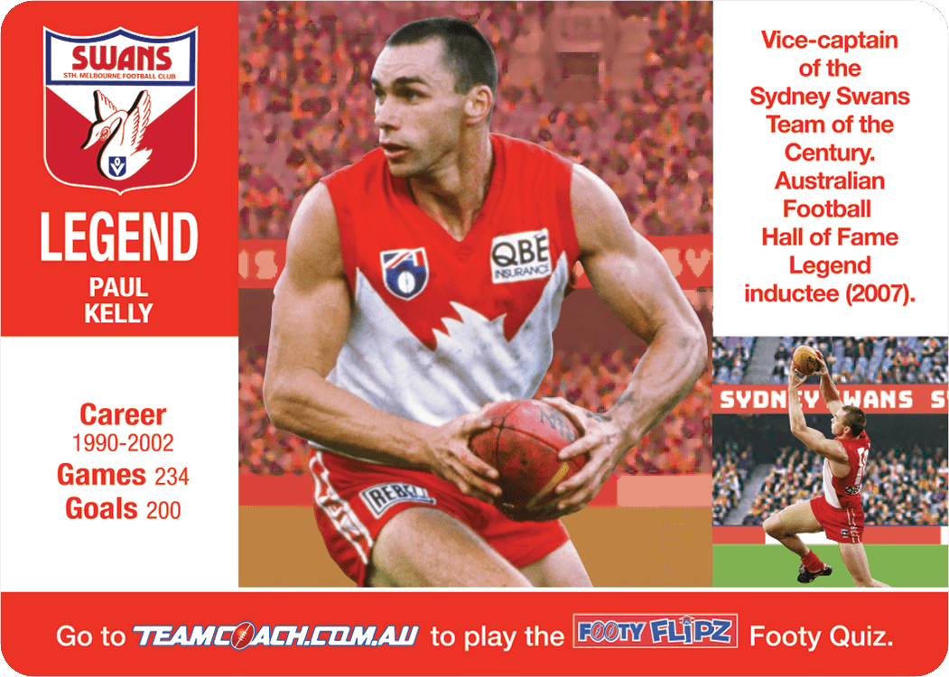 Sydney Swans, Footy Flipz, 2018 Teamcoach AFL