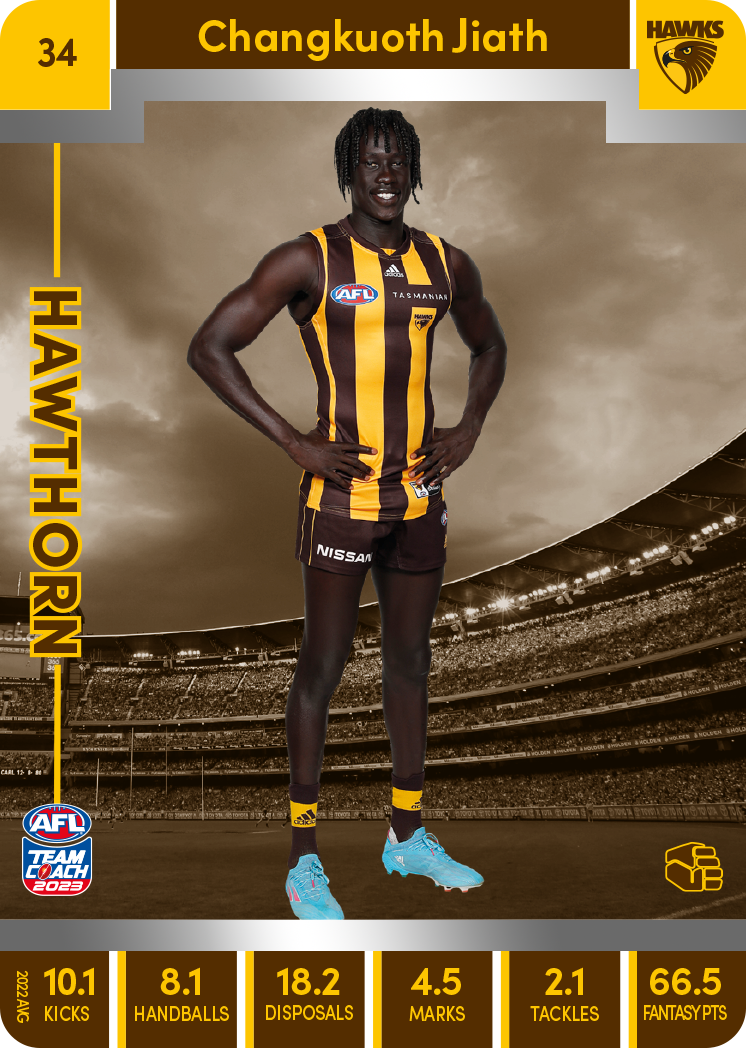 Changkuoth Jiath, 34, Silver Parallel, 2023 Teamcoach AFL
