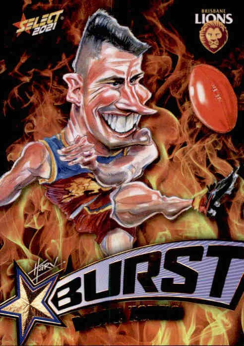 Dayne Zorko, Fire Starburst, 2021 Select AFL Footy Stars