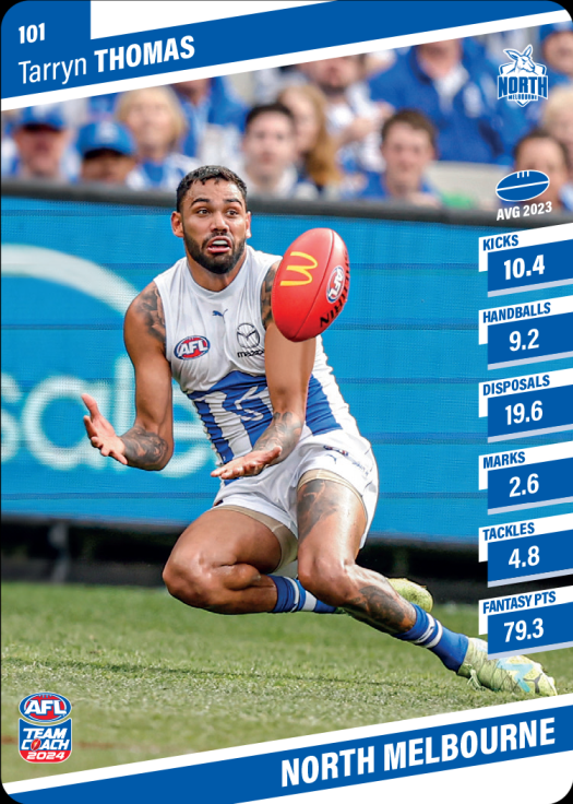 2024 Teamcoach AFL Common Cards - Cards 101 to 200 - Pick Your Card