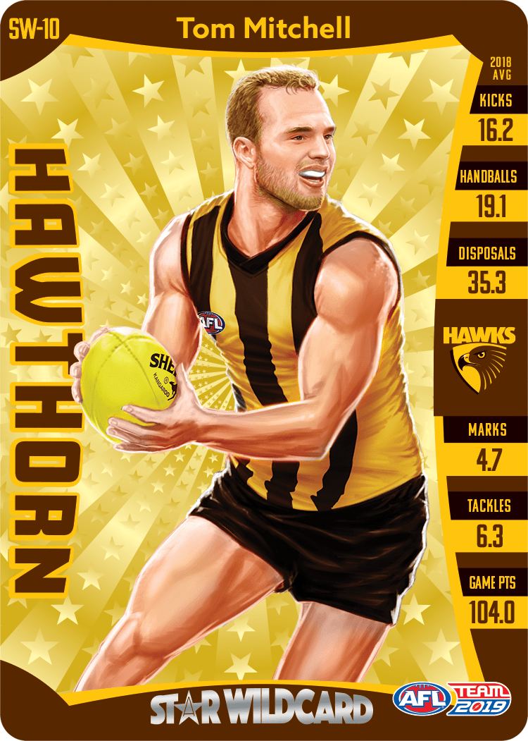 Tom Mitchell, Star Wildcard, 2019 Teamcoach AFL