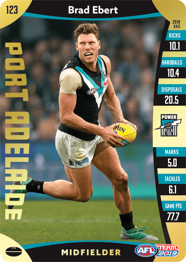 Brad Ebert, Gold, 2019 Teamcoach AFL