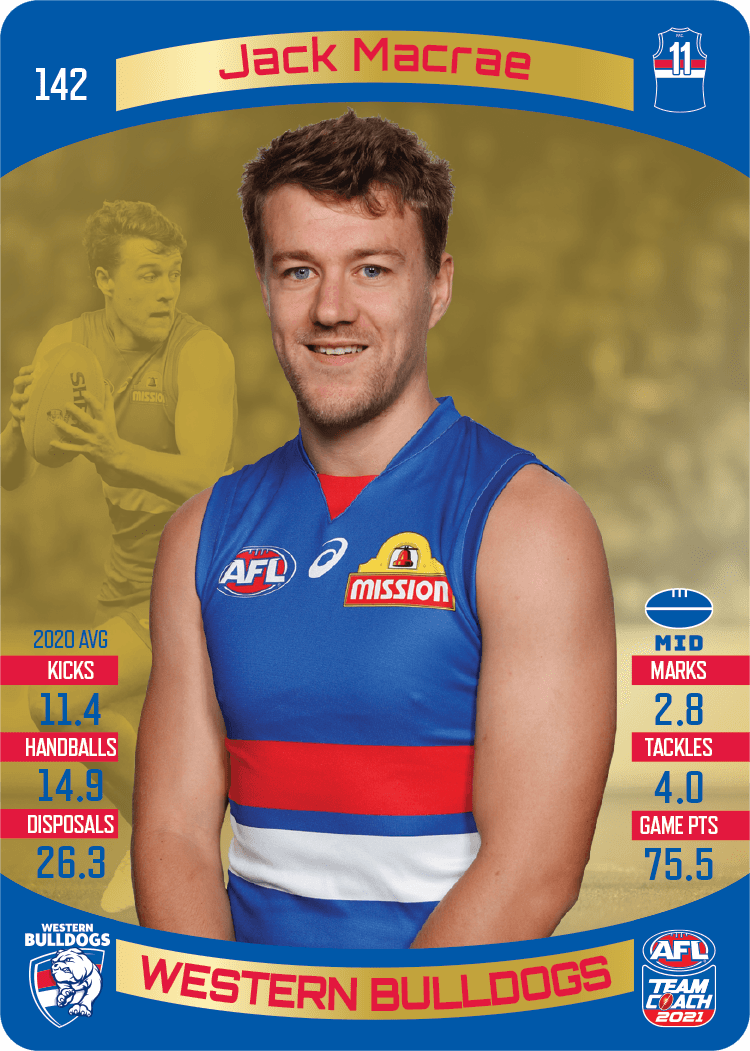Jack Macrae, Gold, 2021 Teamcoach AFL