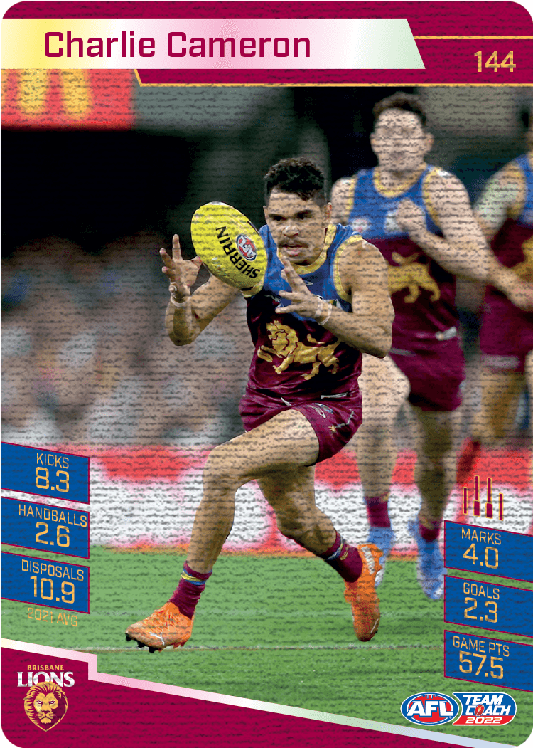 Charlie Cameron, Canvas, 2022 Teamcoach AFL