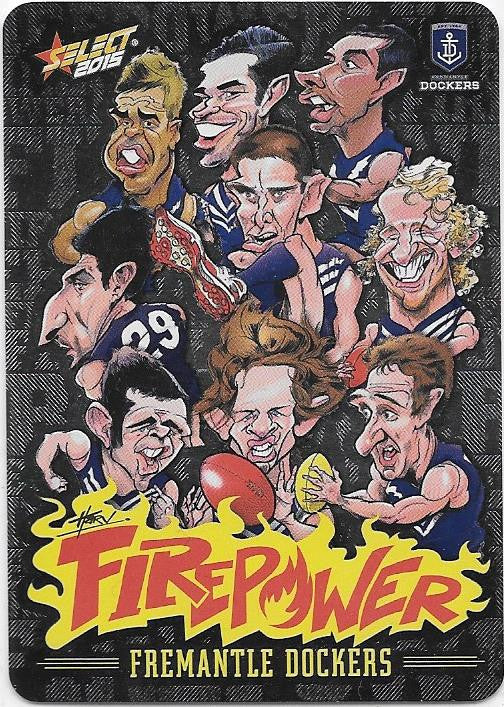 Fremantle Dockers, Firepower Caricatures Checklist, 2015 Select AFL Champions