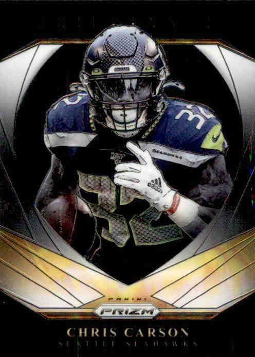 Chris Carson, Brilliance, 2020 Panini Prizm Football NFL