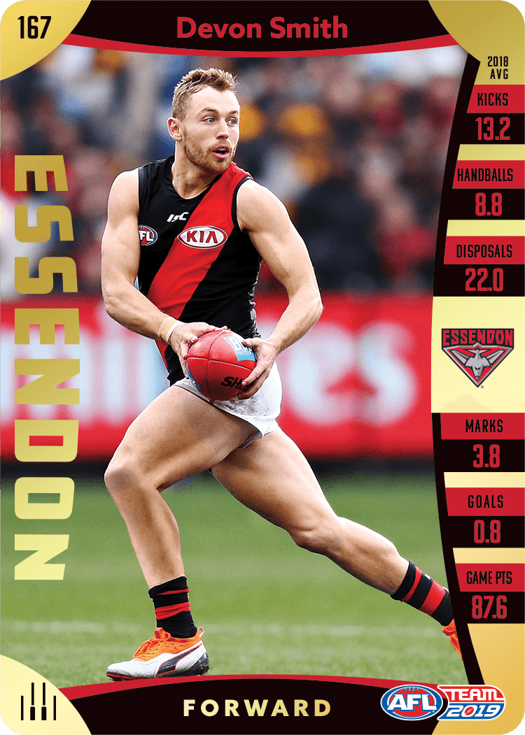 Devon Smith, Gold, 2019 Teamcoach AFL