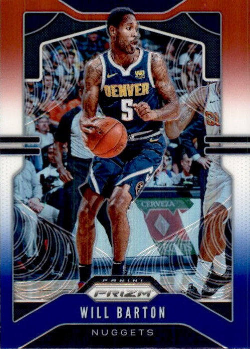 Will Barton, Red White Blue Prizm, 2019-20 Prizm Basketball