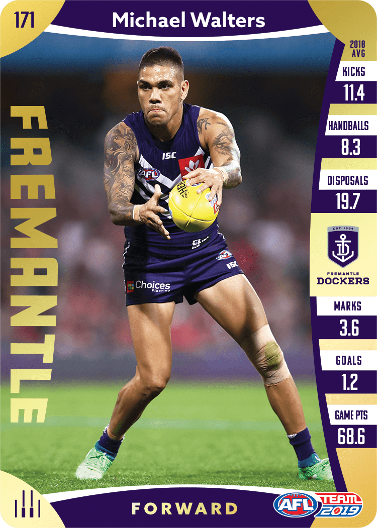 Michael Walters, Gold, 2019 Teamcoach AFL