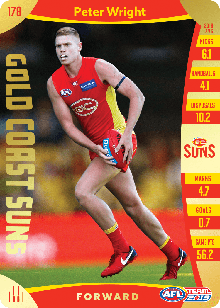 Peter Wright, Gold, 2019 Teamcoach AFL