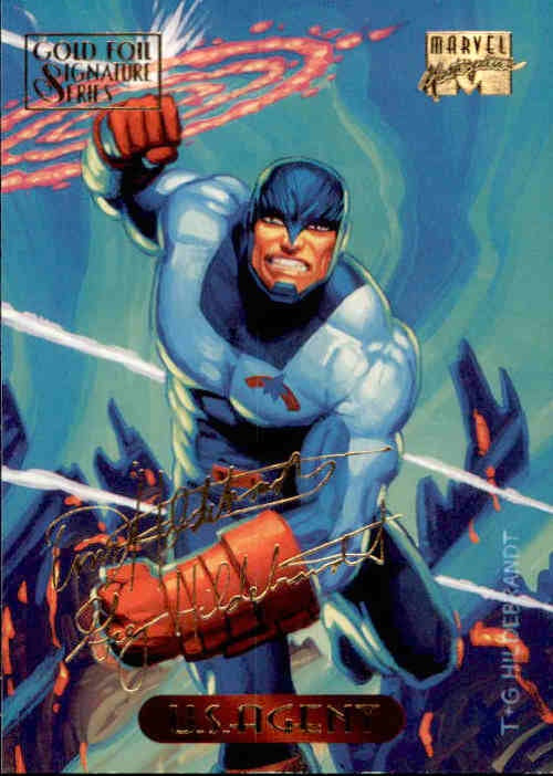 U.S. Agent, #129, Gold Foil Signature Series, 1994 Marvel Masterpieces