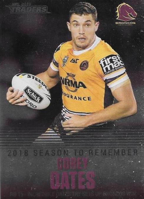 Corey Oates, Season to Remember, 2019 TLA/ESP Traders NRL