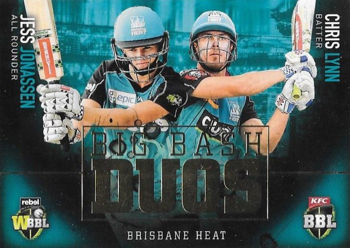 Big Bash Duos, 2017-18 Tap'n'play CA BBL 07 Cricket - 1 to 8 - Pick Your Card