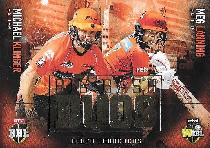 Big Bash Duos, 2017-18 Tap'n'play CA BBL 07 Cricket - 1 to 8 - Pick Your Card