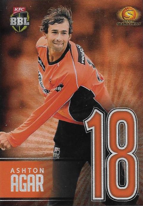 Jersey Numbers Silver, 2017-18 Tap'n'play CA BBL 07 Cricket - 1 to 16 - Pick Your Card