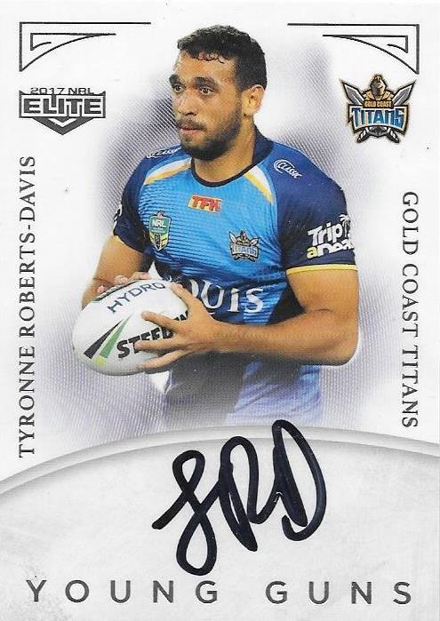 Tyronne Roberts-Davis, Young Guns Signature, 2017 esp Elite