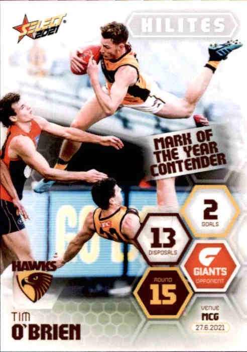 Tim O'Brien, Hilites, 2021 Select AFL