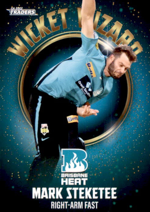Mark Steketee, Wicket Wizard, 2022-23 TLA Traders Cricket Australia & BBL Trading Cards