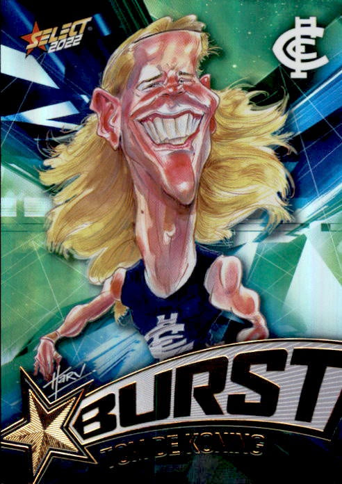 Tom De Koning, Starburst Shatter, 2022 Select AFL Footy Stars