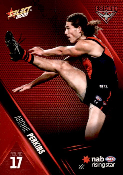 Archie Perkins, NAB Rising Star, 2021 Select AFL