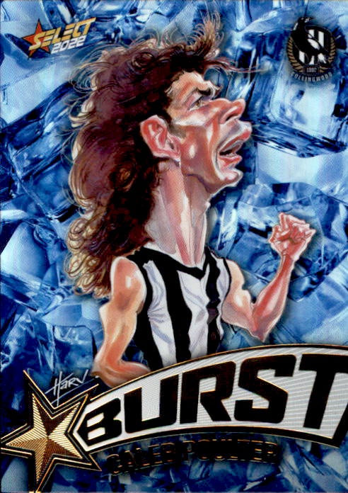 Caleb Poulter, Starburst Ice, 2022 Select AFL Footy Stars