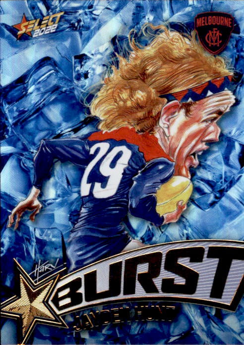 Jayden Hunt, Starburst Ice, 2022 Select AFL Footy Stars