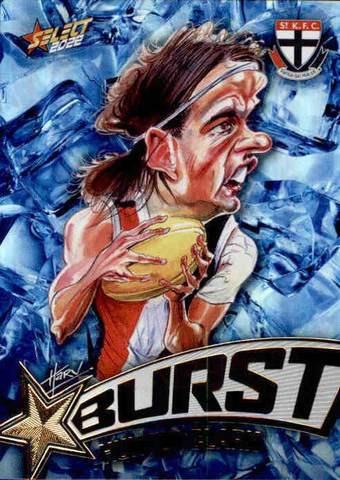 Hunter Clark, Starburst Ice, 2022 Select AFL Footy Stars