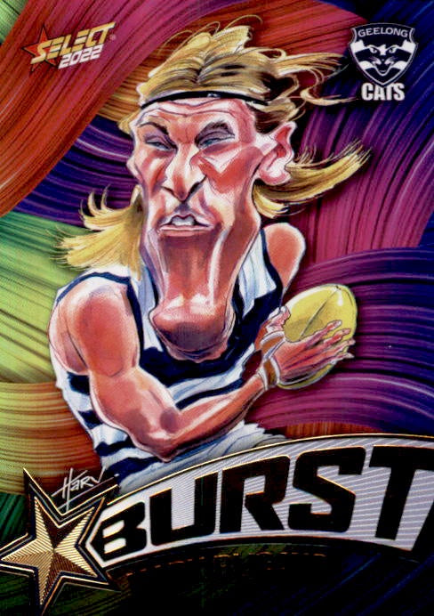 Mark Blicavs, Starburst Paint, 2022 Select AFL Footy Stars
