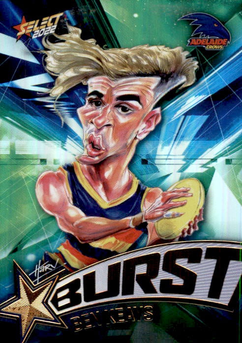 Ben Keays, Starburst Shatter, 2022 Select AFL Footy Stars