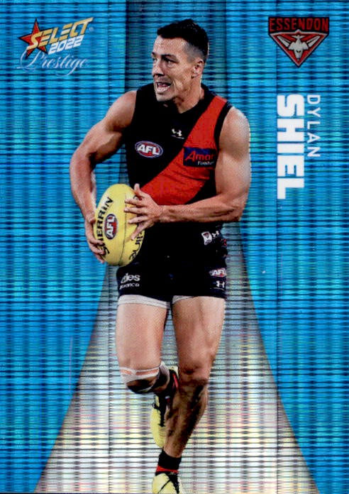 Dylan Shiel, Blue Parallel, 2022 Select AFL Prestige
