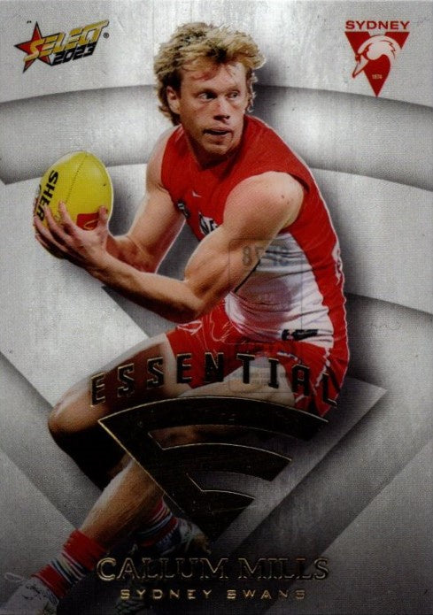 Callum Mills, Acetate Essential, 2023 Select AFL Footy Stars