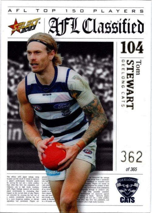 Tom Stewart, AFL Classified, 2023 Select AFL Footy Stars