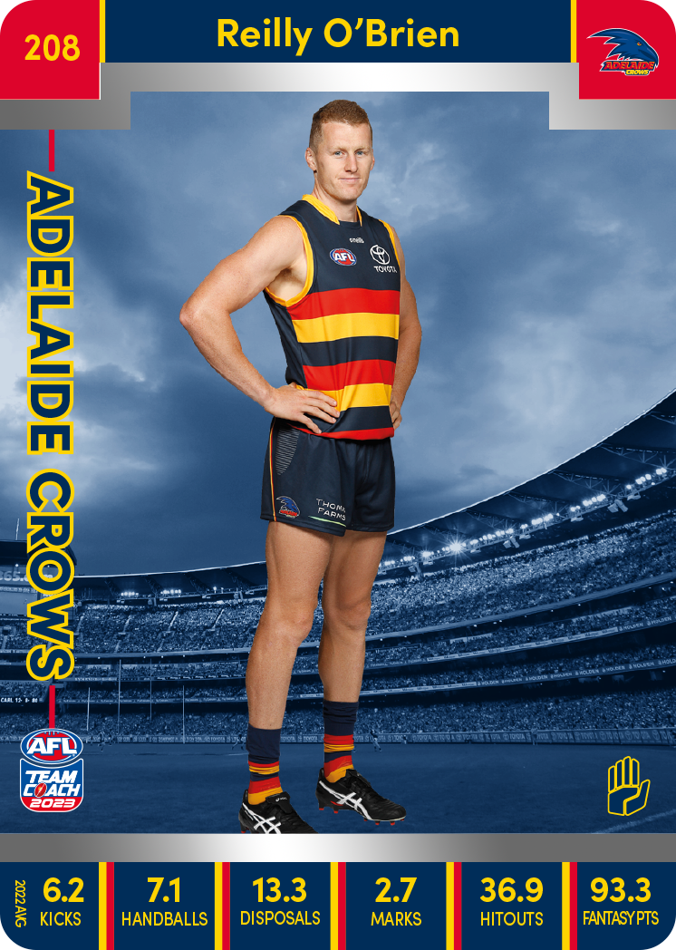 Reilly O'Brien, 208, Silver Parallel, 2023 Teamcoach AFL