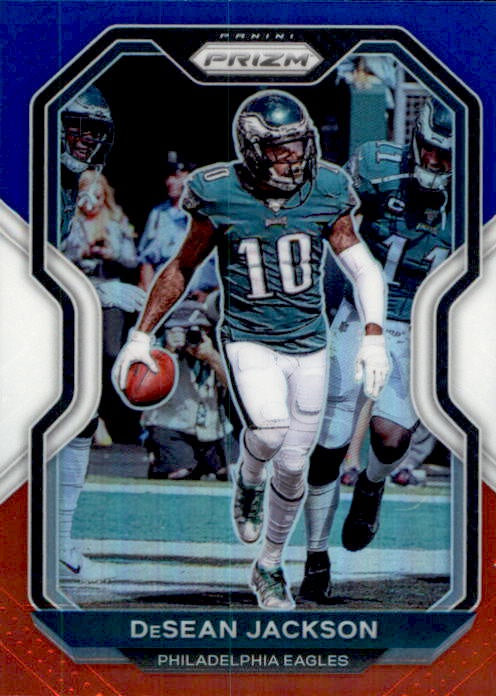 DeSean Jackson, Red White Blue Prizm, 2020 Panini Prizm Football NFL