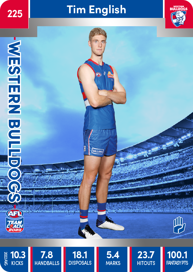 Tim English, 225, Silver Parallel, 2023 Teamcoach AFL