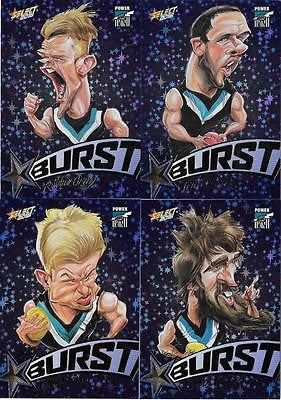 2016 Select Footy Stars Blue Starburst, Port Power Team Set