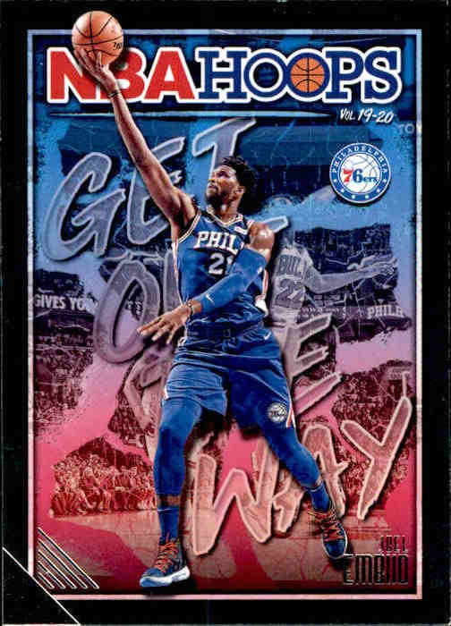 Joel Embiid, Get Out The Way, 2019-20 Panini Hoops Basketball NBA