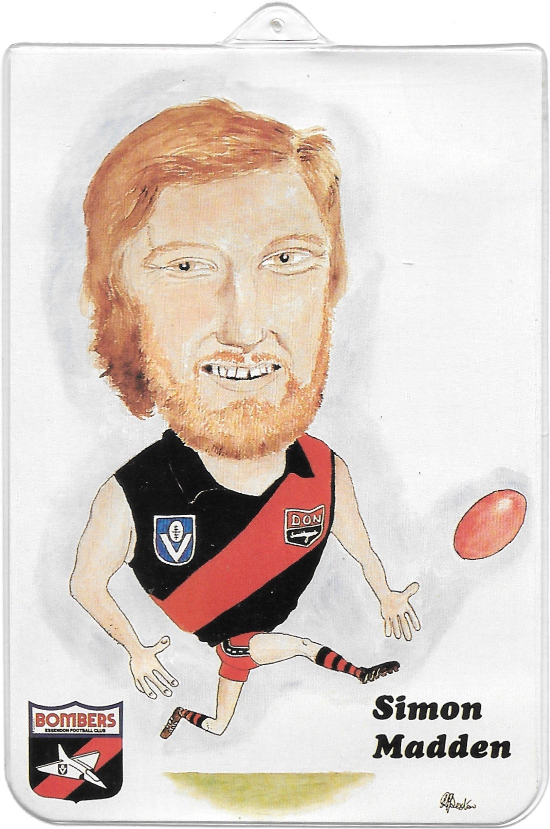 Simon Madden, 1980 Shell Caricatures Poster