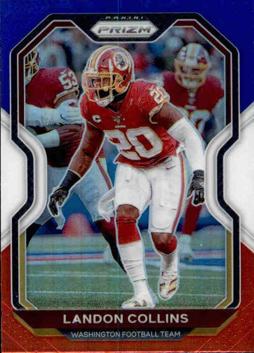 Landon Collins, Red White Blue Prizm, 2020 Panini Prizm Football NFL