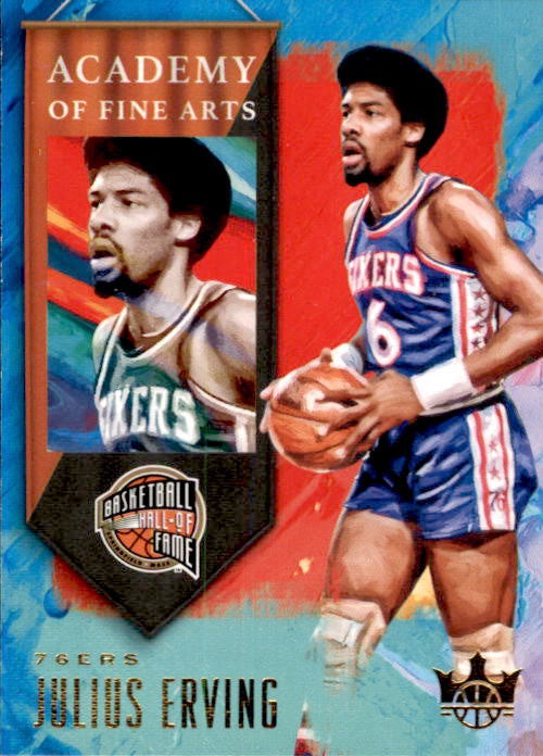 Julius Erving, Academy of Fine Arts, 2019-20 Panini Court Kings Basketball NBA