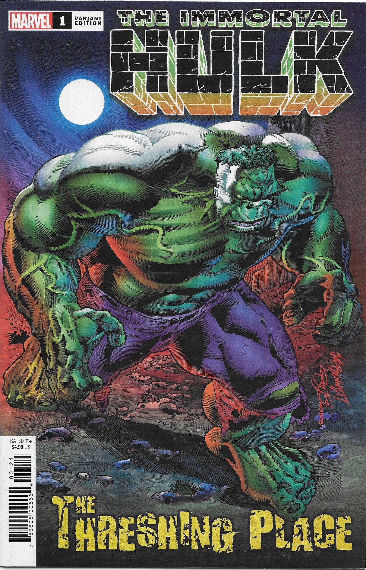 The Immortal Hulk, The Threshing Place, #1 Variant Comic