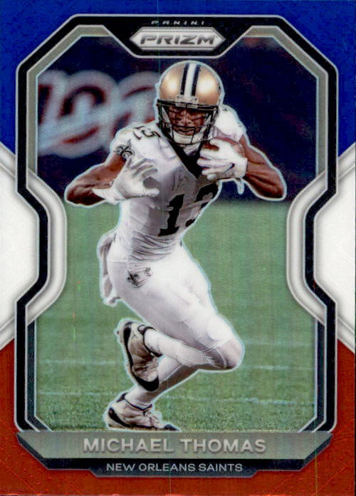 Michael Thomas, Red White Blue Prizm, 2020 Panini Prizm Football NFL