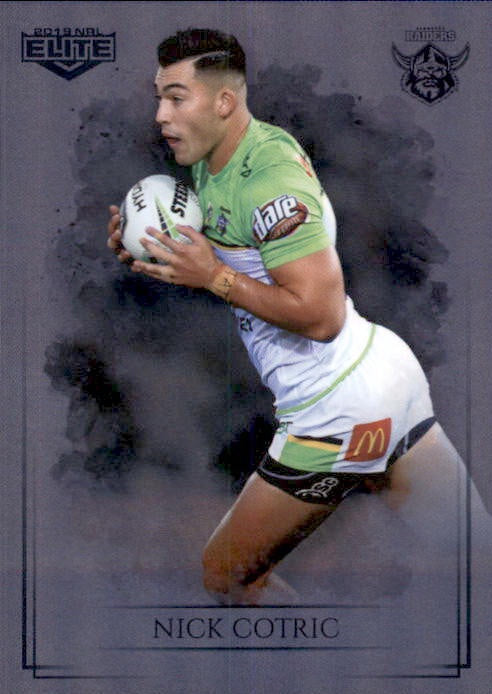 Nick Cotric, Silver Special Parallel, 2019 TLA Elite NRL