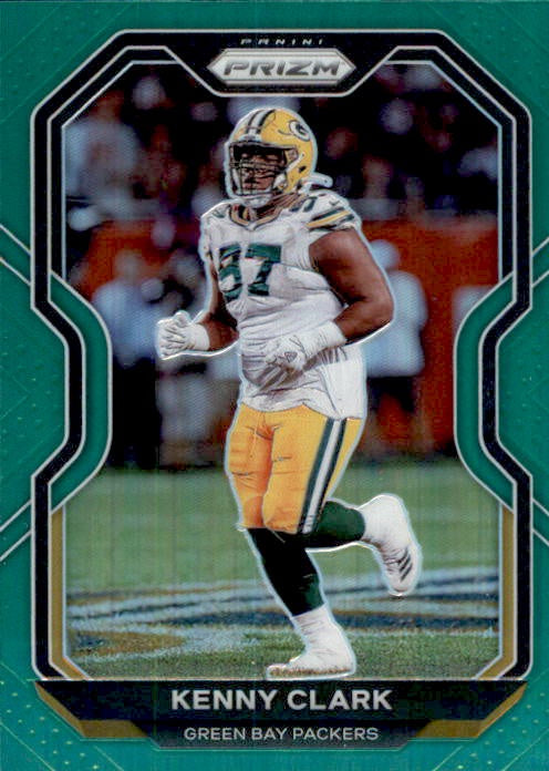 Kenny Clark, Green Prizm, 2020 Panini Prizm Football NFL