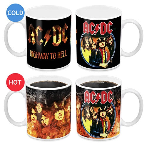 ACDC HIGHWAY TO HELL HEAT-CHANGE MUG
