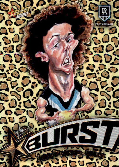 Darcy Byrne-Jones, Leopard Starburst, 2020 Select AFL Footy Stars